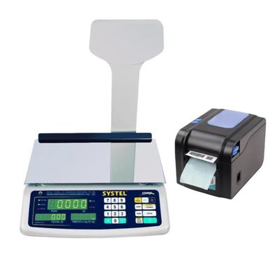 Balanza Systel Croma + Impresora de Etiquetas 370B